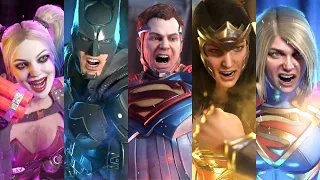 Injustice 2 ★ ALL SPECIAL MOVES including DLC Characters 【No HUD / 4K 60FPS】