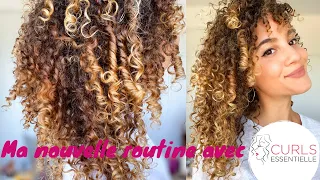 Je TESTE une nouvelle ROUTINE CURLY HAIR 😍➰ avec Curls Essentielle