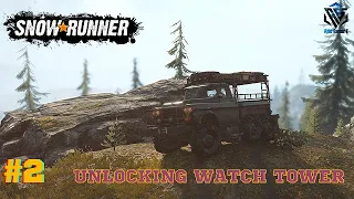 SnowRunner Season 8 || Unlock all Watchtower in BlackRiver || GamePlay #2 || Apic Gamerz