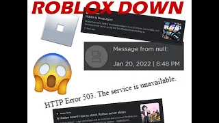 roblox is down again! 😕 (ERROR 503???) #robloxmaintenance #error503