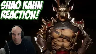 MK11 Shao Kahn Reaction! | Shao Kahn Reveal Gameplay Trailer Mortal Kombat 11