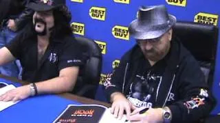 DIMEBAG DARRELL'S DAD (JERRY )AND VINNIE PAUL AT BOOK SIGNING IN DALLAS TEXAS