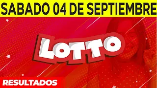 Resultados del Lotto del Sábado 4 de Septiembre del 2021