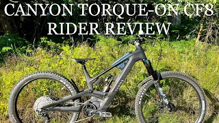 CANYON TORQUE ON CF8. Fun. Weaponised. RIDER REVIEW⚡️MTB #mtb #emtb #canyontorque