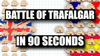Battle of Trafalgar in 90 Seconds