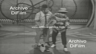 Jose Marrone en sketch con Carlos Scazziota 1967