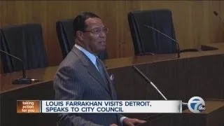 Louis Farrakhan visits Detroit