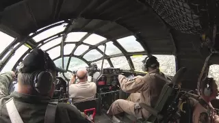 B-29 Superfortress "FIFI" Cockpit in Flight, Approach, and Landing Loveland Ft Collins, CO 7 24 14
