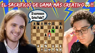 EL SACRIFICIO DE DAMA MÁS CREATIVO🤯💥! | Rapport vs. Caruana | (Súper United Rapid ronda 1).