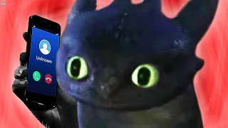 Toothless gets a strange phone call