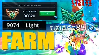 9K+ LIGHT 115+ DEPTH DELVE FARMING SESSION !! (36.6K PR LUNAR LANCER)