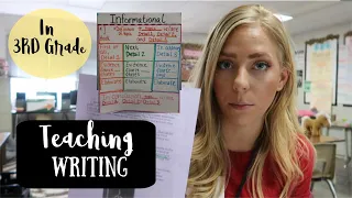 How to Teach 3rd Grade Writing!