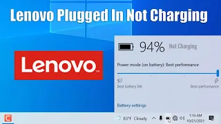 Plugged In, Lenovo Laptop Battery Not Charging Windows 10 (SOVLED)