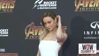 Brie Larson at The Premiere Of Disney And Marvel's "Avengers  Infinity War"