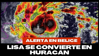 Lisa se convierte en #huracán y se aproxima a #belize