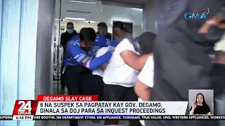 6 na suspek sa pagpatay kay Gov. Degamo, dinala sa DOJ para sa inquest proceedings | 24 Oras