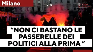 Prima della Scala, presidio di Cub e collettivi fuori dal teatro