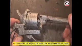 Napoleon  Era Lefaucheux Revolver Gun Restoration | Part 3 #shorts #restoration #gun