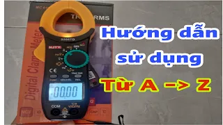 Hướng dẫn sử dụng Ampe Kìm Kẹp Dòng 3266TD | Đồng hồ kẹp vạn năng