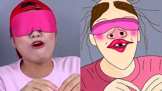 Mukbang Candy Race 젤리 캔디 대결 먹방 DONA 도나 || Dona drawing meme | i draw you