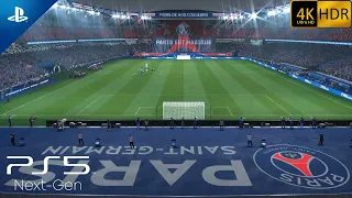 PS5 - FIFA 22 NEXT GEN PSG VS OLYMPIQUE LYONNAIS Ligue 1 Gameplay (4K HDR 60fps)