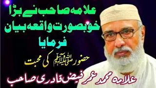 Allama Sahib Ne Bada Khobsorat Waqeya Beyan Kiya||must listen||Allama Muhammad Umar Faiz Qadri Saheb