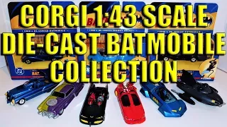 Batman: Corgi 1:43 Scale Die-Cast Batmobiles & Bat-Vehicles Collection