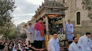 Festa di Sant'Agata 2020 - Salita di San Giuliano, via crociferi, e canto delle suore