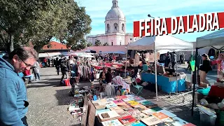 Lisbon 🇵🇹 Walk - S. Vicente Viewpoints, Pantheon, Flea Market: Feira da Ladra