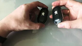 Замена батарейки в ключе от Peugeot 508