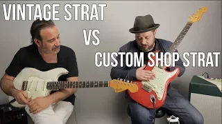 Vintage Strat vs Custom Shop Strat w Jason Sinay