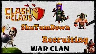 clash of clans recruiting war members