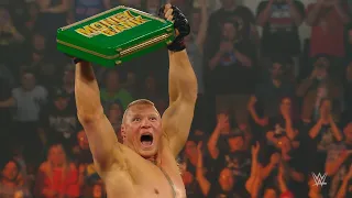 Brock Lesnar wins the 2019 Money in the Bank Ladder Match