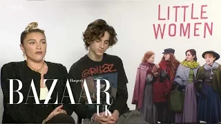 Timothée Chalamet and Florence Pugh on heartbreak and true love