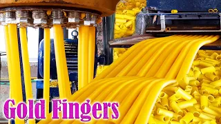 Tempting Gold Finger Snacks making Machine "Gold Finger Fryums" Raw Gottalu - Small Scale Industries
