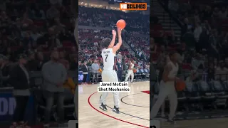 Jared McCain’s shot mechanics at Nike Hoop Summit! 🔥 #shorts #nbadraft #collegebasketball