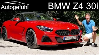 New BMW Z4 Roadster FULL REVIEW - the s30i 4-cylinder conquers the M40i 6-cylinder!