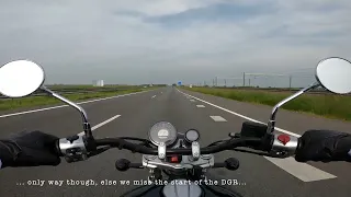 RE Super Meteor 650 | Wednesday's first proper Dutch Highway glide | to Skateland Rotterdam | DGR