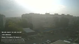 Timelapse 28-09-2019 - Новомосковск, Украина