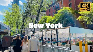[4K]🇺🇸NYC Walk🗽Upper West Side | Lincoln Center, American Folk Art Shop, Columbus Ave | May 2021
