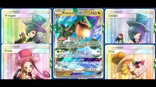 Energy Flood MORGAN RAYQUAZA GX Deck From Team Up