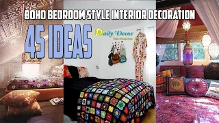 Boho Bedroom Style Interior Decoration [Daily Decor]
