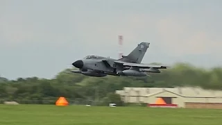 Panavia Tornado GR4A from the Royal Air Force RAF Role Demo at RIAT 2012 AirShow Short Video