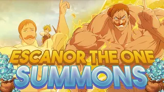 SUMMONEI TUDO ATRÁS DO ESCANOR THE ONE! - The Seven Deadly Sins Grand Cross