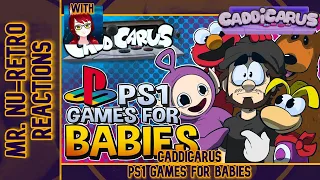 Nu-Retro & OkamiTheNerd Reacts - "Caddicarus: PS1 Baby Games" I N.R.G