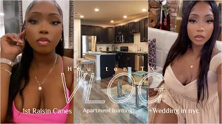 VLOG: Am I really moving to Houston TX | Affordable Apartments Tours | Raisin Canes & MORE