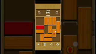 Unblock Me relax mode puzzle 191-200 beginner