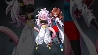 who is strongest/Android 21 evil vs Android 21 good#dragonball