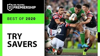 Best Try Savers From The 2020 Season | NRL