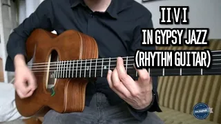 II V I Chords in Gypsy Jazz explained